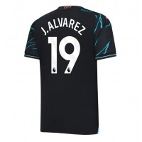Dres Manchester City Julian Alvarez #19 Tretina 2023-24 Krátky Rukáv